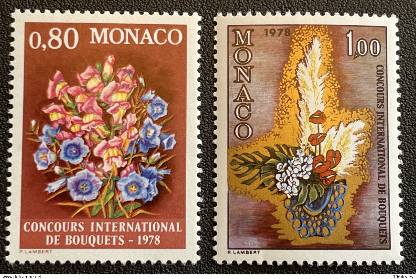 MONACO - MNH** - 1977 - # 1115/1116 - Ongebruikt