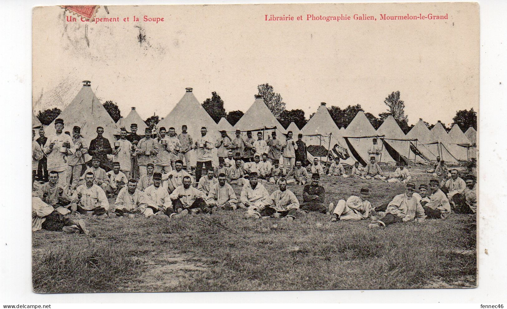 Un Campement Et La Soupe - Animée -  1906 (L54) - Manöver