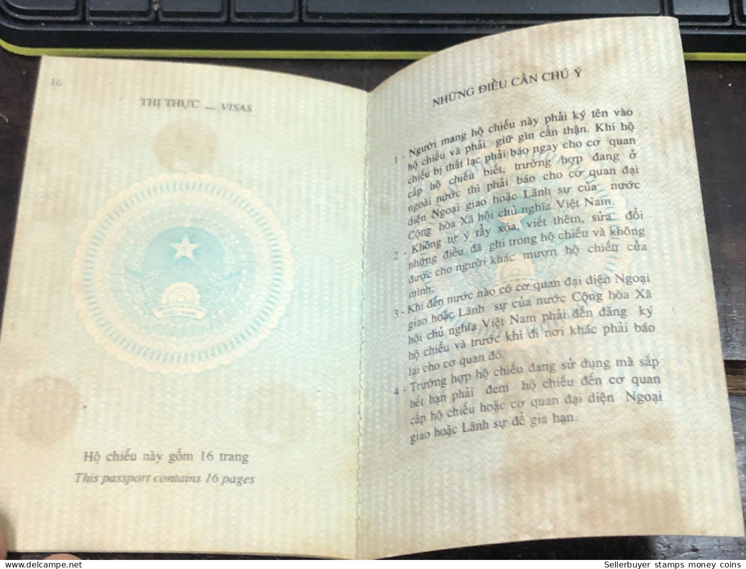 VIET NAM -OLD-ID PASSPORT-name-LE THI THUY TIEN-2001-1pcs Book - Sammlungen