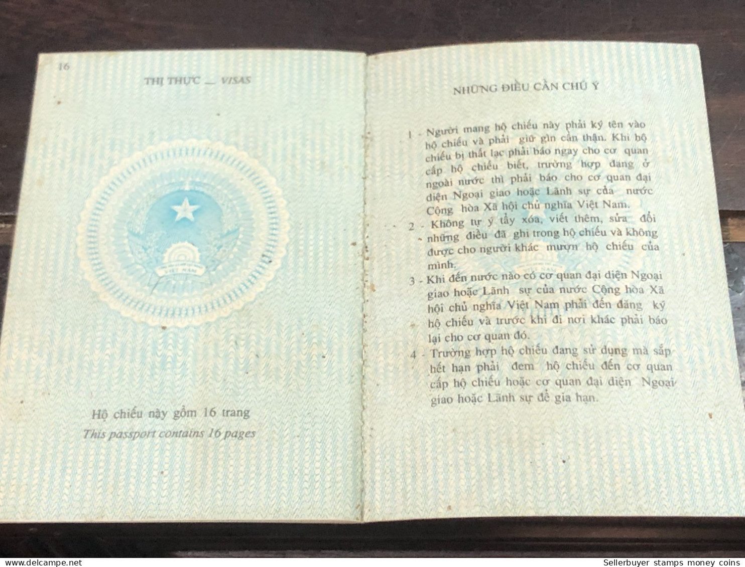 VIET NAM -OLD-ID PASSPORT-name-MAI THI NGUYET-1997-1pcs Book - Sammlungen