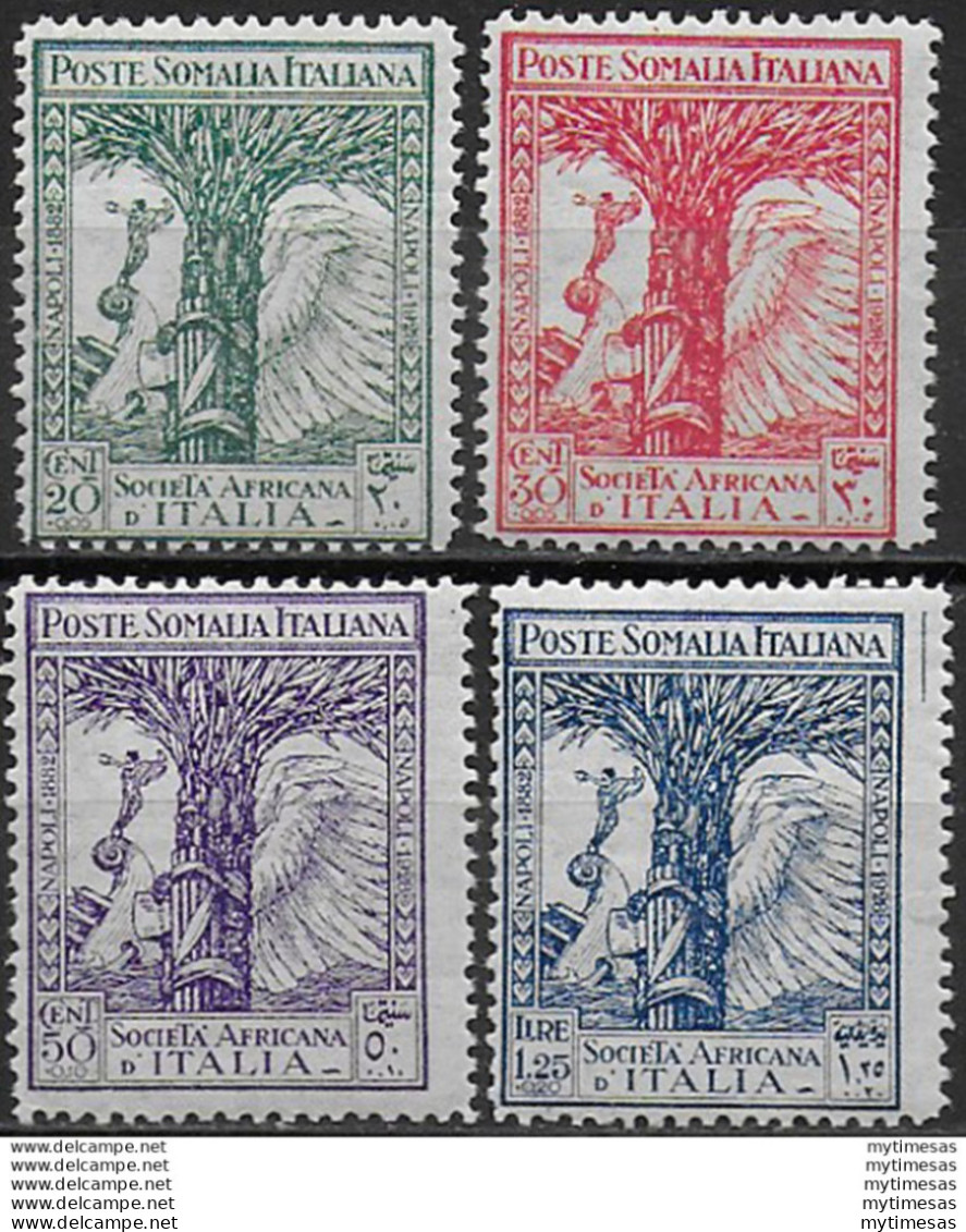 1928 Somalia Pro Società Africana 4v. MNH Sassone N. 112/15 - Andere & Zonder Classificatie