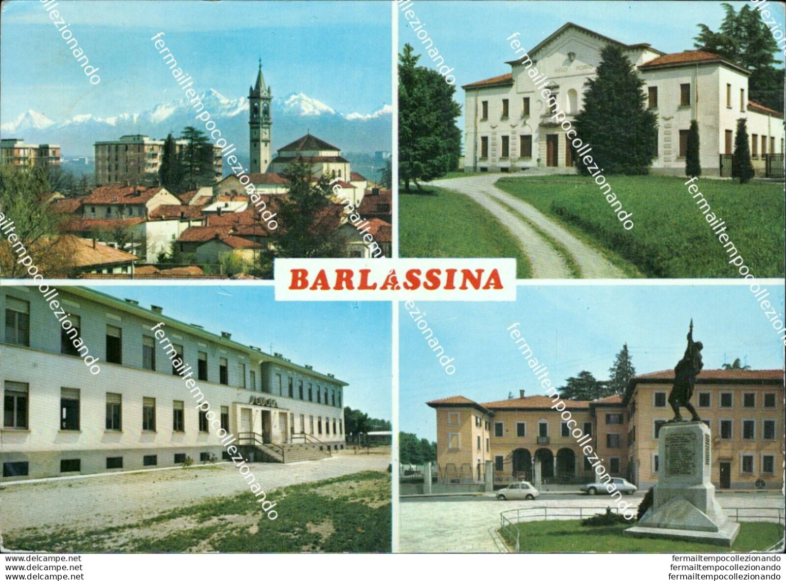 Bm66 Cartolina Barlassina Provincia Di Milano - Milano (Milan)