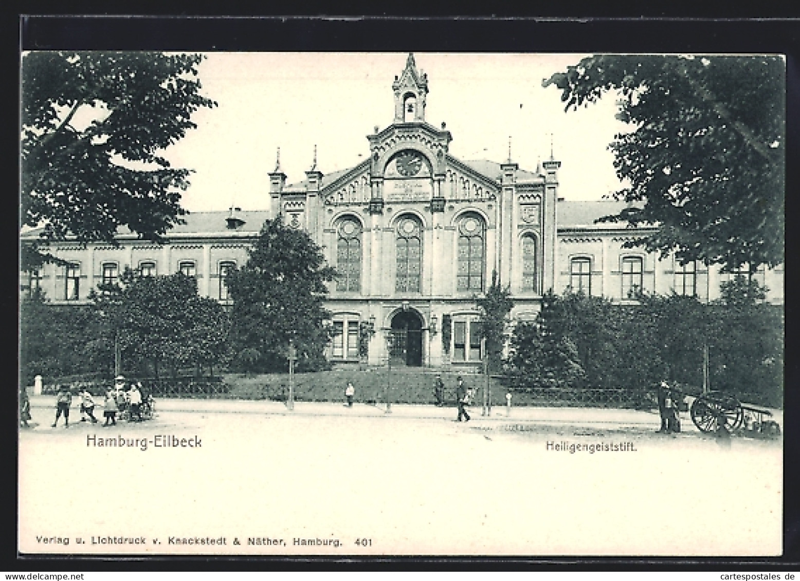 AK Hamburg-Eilbeck, Heiligengeiststift (Gebäude)  - Wandsbek