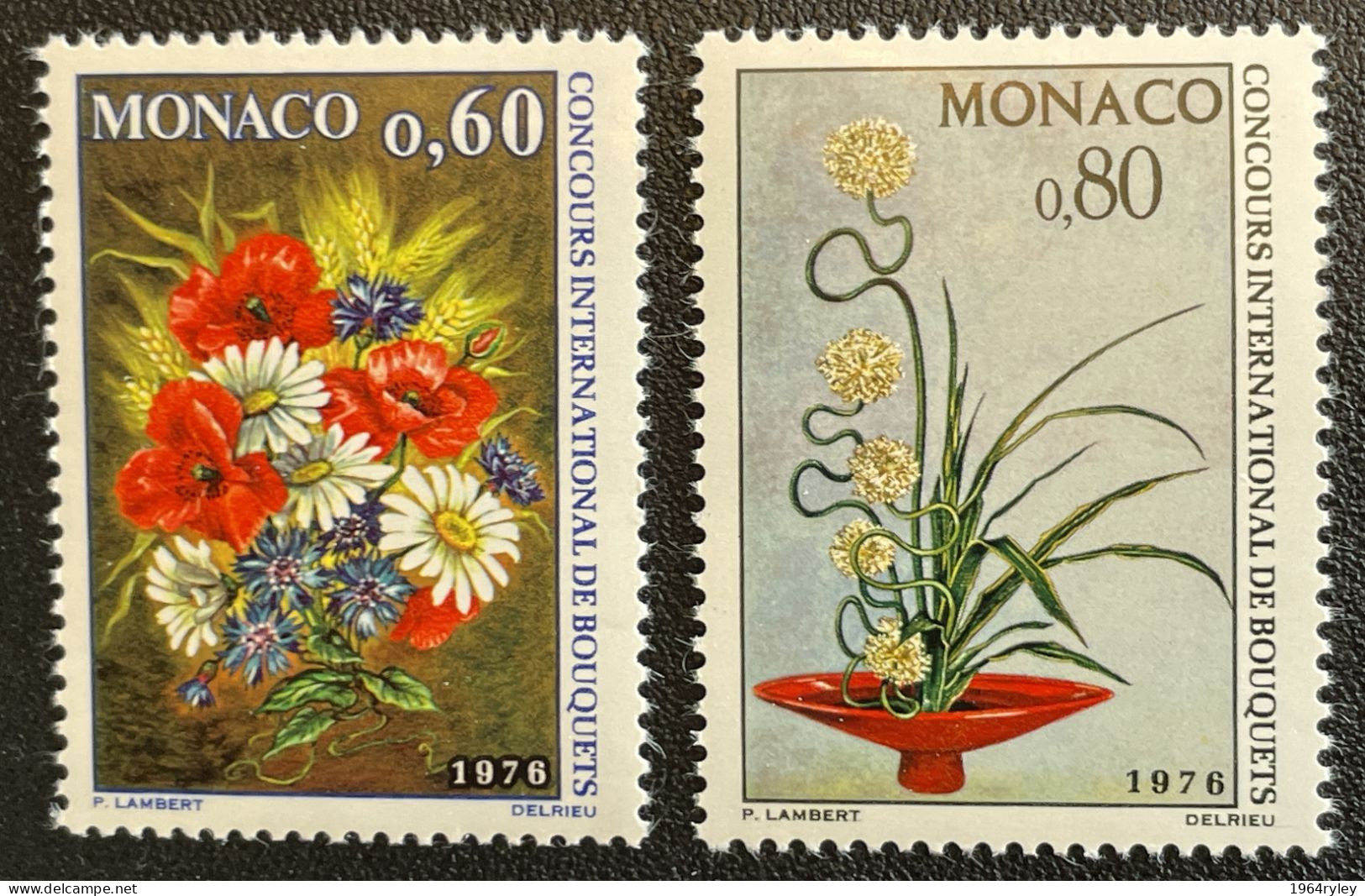 MONACO - MNH** - 1975 - # 1035/1036 - Ongebruikt