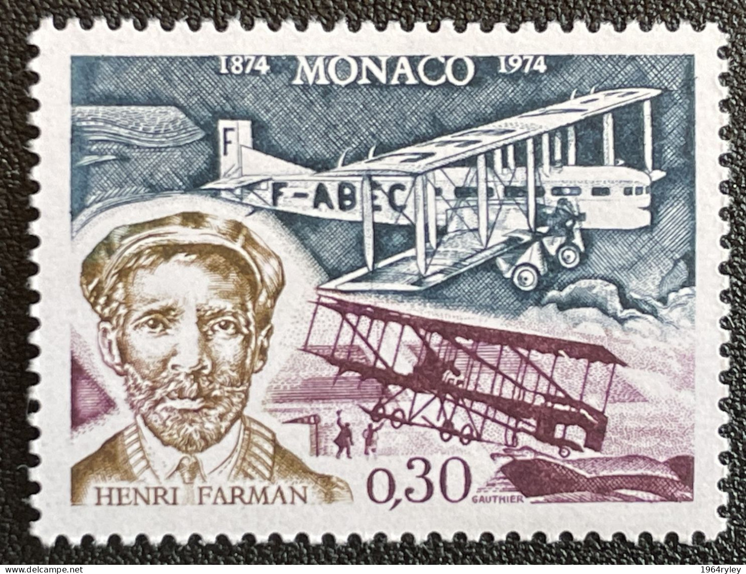 MONACO - MNH** - 1974 - # 959 - Nuovi