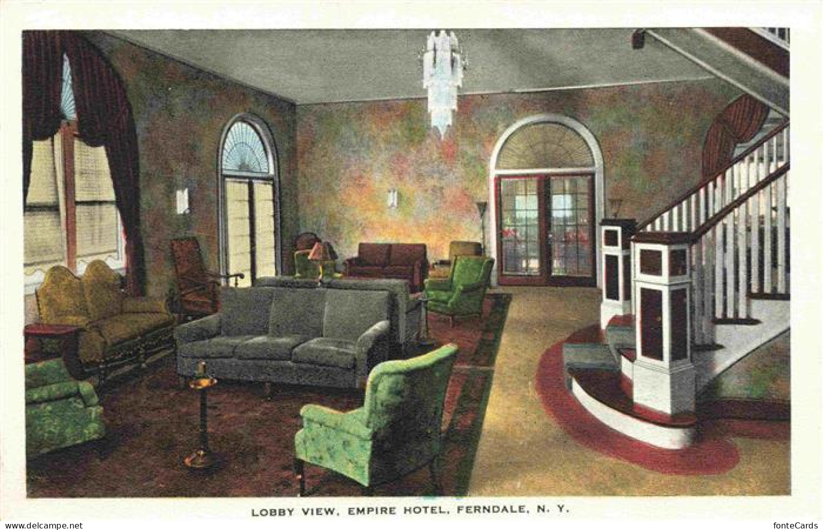 73974834 Ferndale_New_York_USA Lobby View Empire Hotel - Other & Unclassified