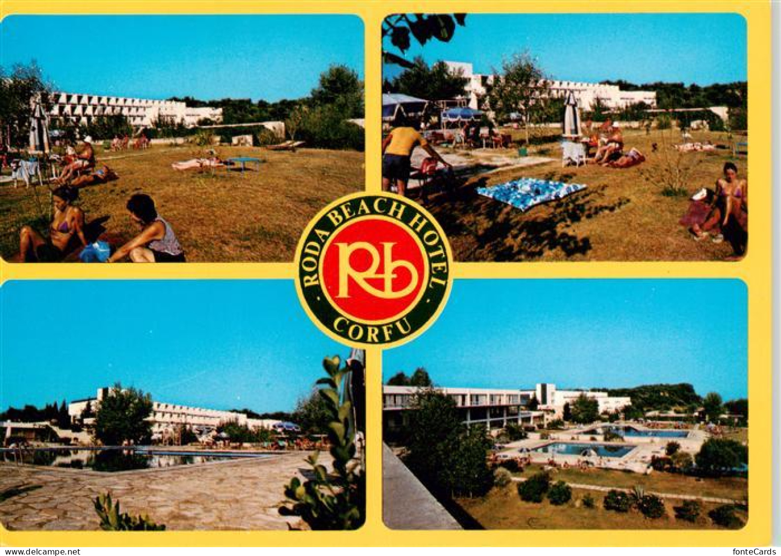 73913045 Corfu Roda Beach Hotel Liegewiese Swimmingpools - Otros & Sin Clasificación