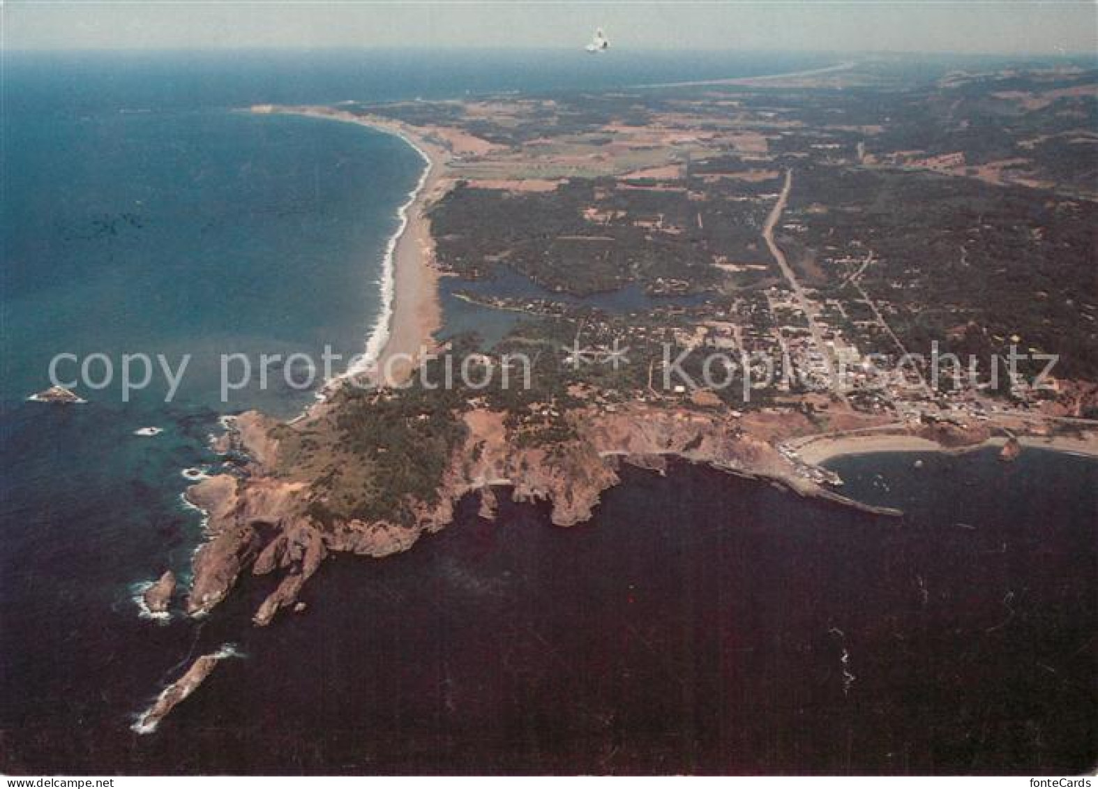 73705931 Port_Orford Aerial View - Andere & Zonder Classificatie