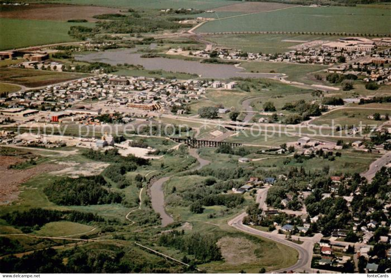 73705922 Alberta  Grande Prairie Recreational Areas And Parkland Aerial View Alb - Non Classés