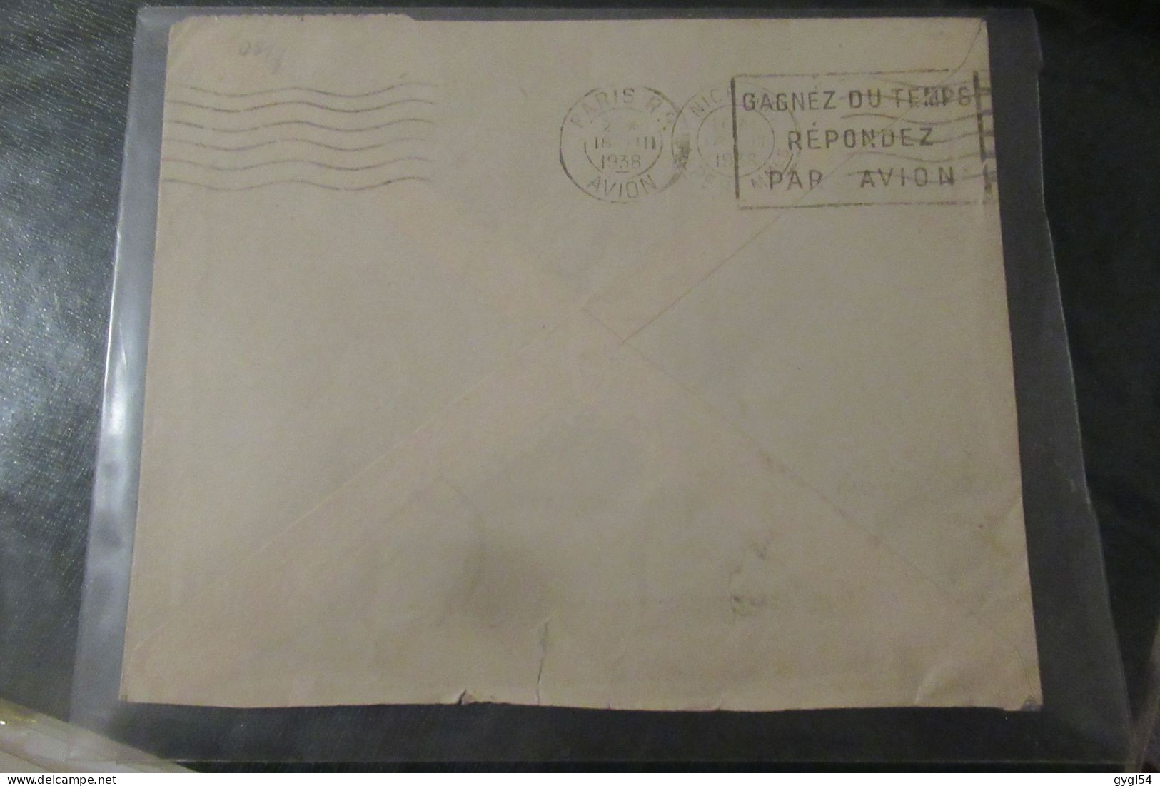 BELGIQUE  Lettre Par Avion EXPRES 1938de BRUXELLES Pour NICE - Lettres & Documents