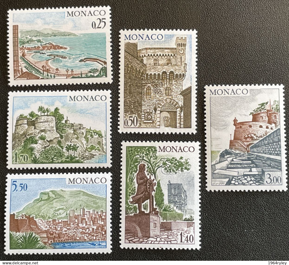 MONACO - MNH** - 1974 - # 986/991 - Unused Stamps