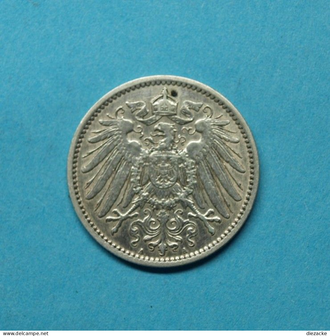 Deutsches Reich 1907 A 1 Mark Großer Adler Silber (M4876 - Other & Unclassified