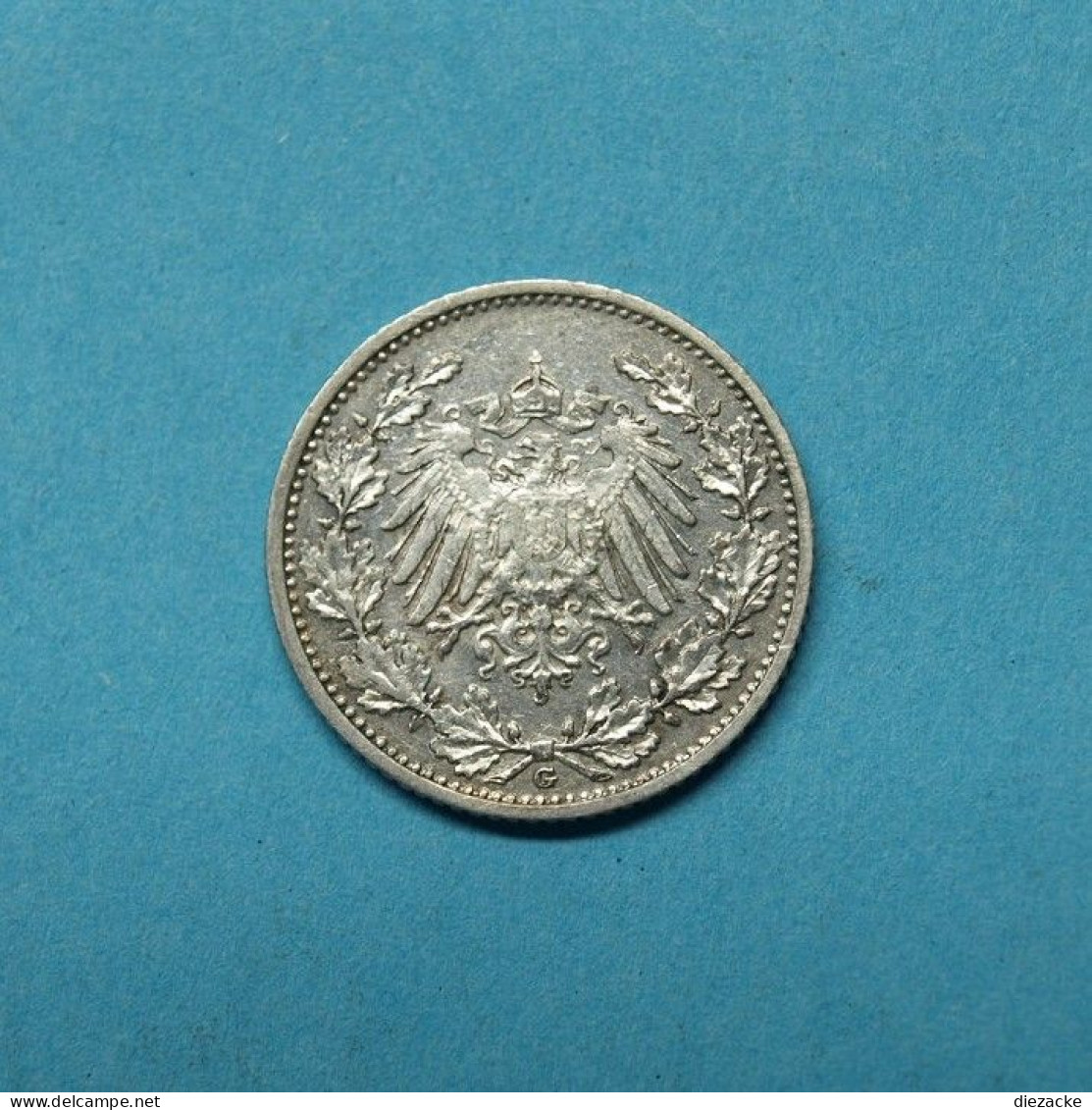 Deutsches Reich 1906 G 1/2 Mark Silber (M4860 - Autres & Non Classés