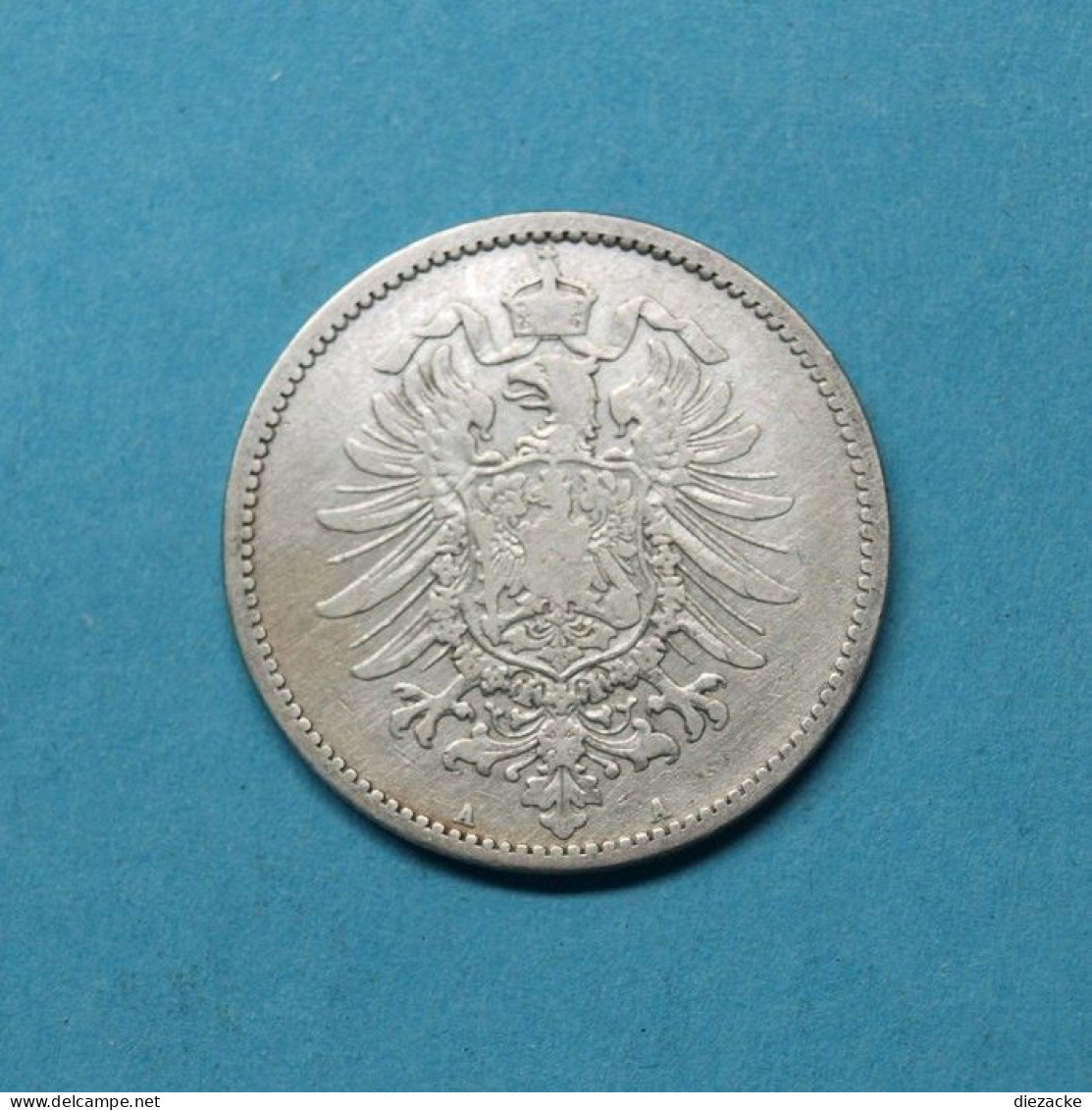 Deutsches Reich 1885 A 1 Mark Kleiner Adler Silber (M4873 - Andere & Zonder Classificatie