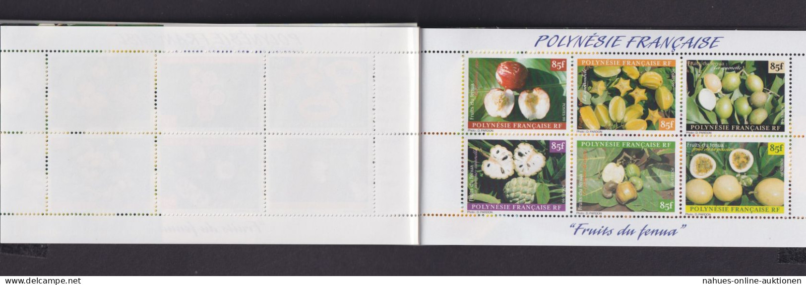 Frankreich Französisch Polynesien Kolonien Markenheftchen 788-799 Früchte Luxus - Storia Postale