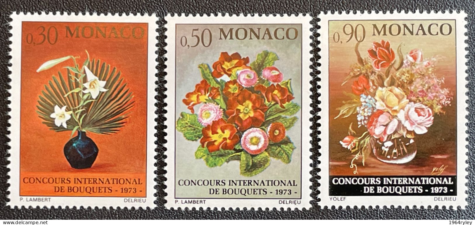 MONACO - MNH** - 1972 - # 897/899 - Unused Stamps