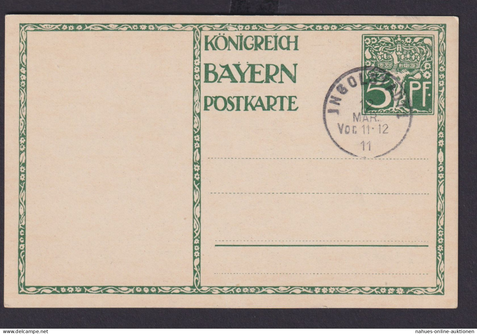 Bayern Ganzsache 90 Geburtstag Prinzregent Luitpold P91 I Medaillon Und 2 Frauen - Postal  Stationery