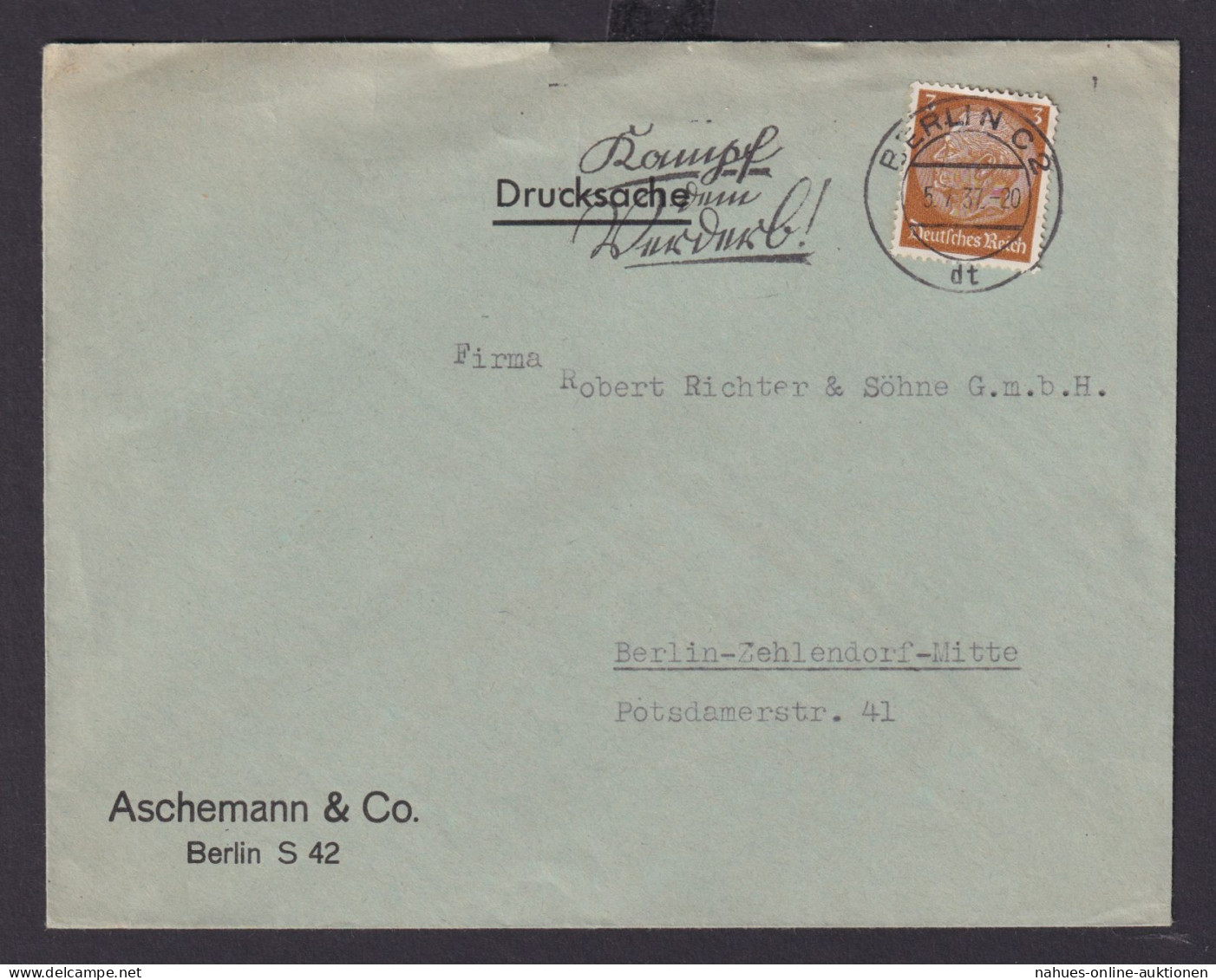 Deutsches Reich Drittes Reich Briefe SST Ab Berlin N. Berlin Zehlendorf - Covers & Documents