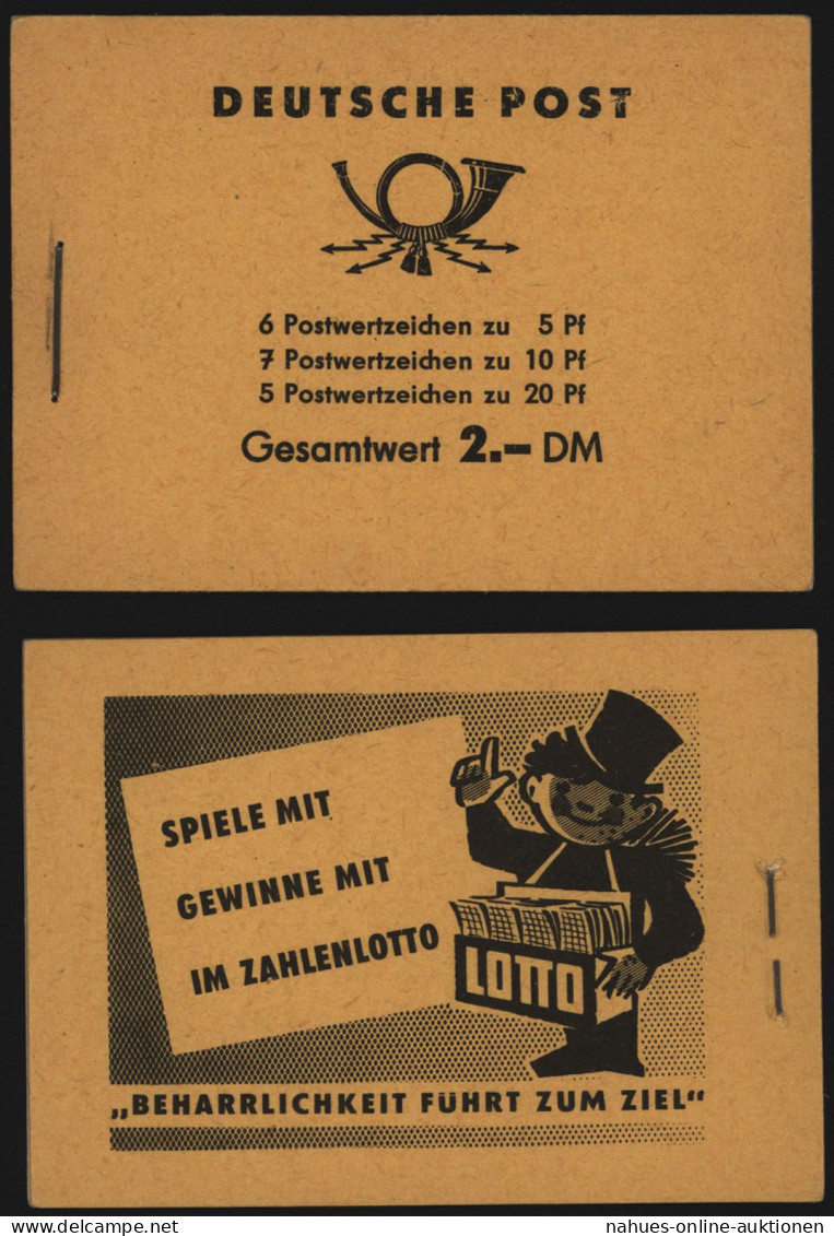 DDR Markenheftchen 3b1 Fünfjahresplan 1961 Tadellos Postfrisch - Carnets