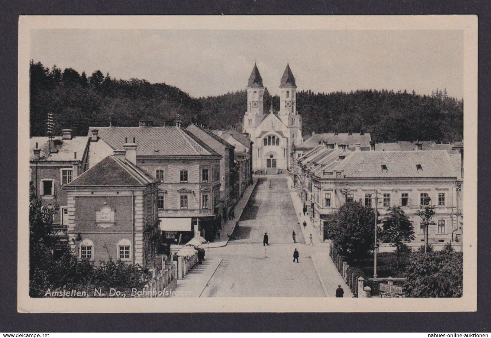 Ansichtskarte Amstetten Baden Württemberg Bahnhofstrasse Verlag P. Ledermann - Otros & Sin Clasificación