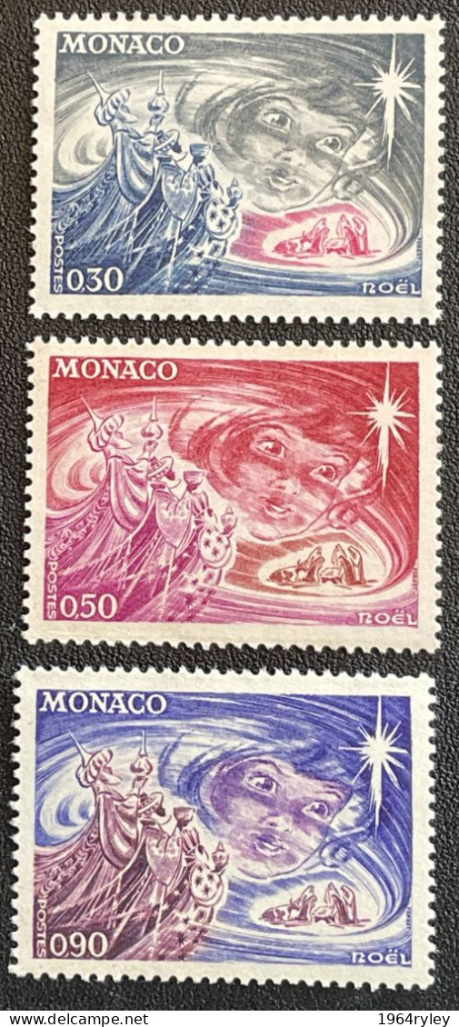 MONACO - MNH** - 1972 - # 900/902 - Unused Stamps