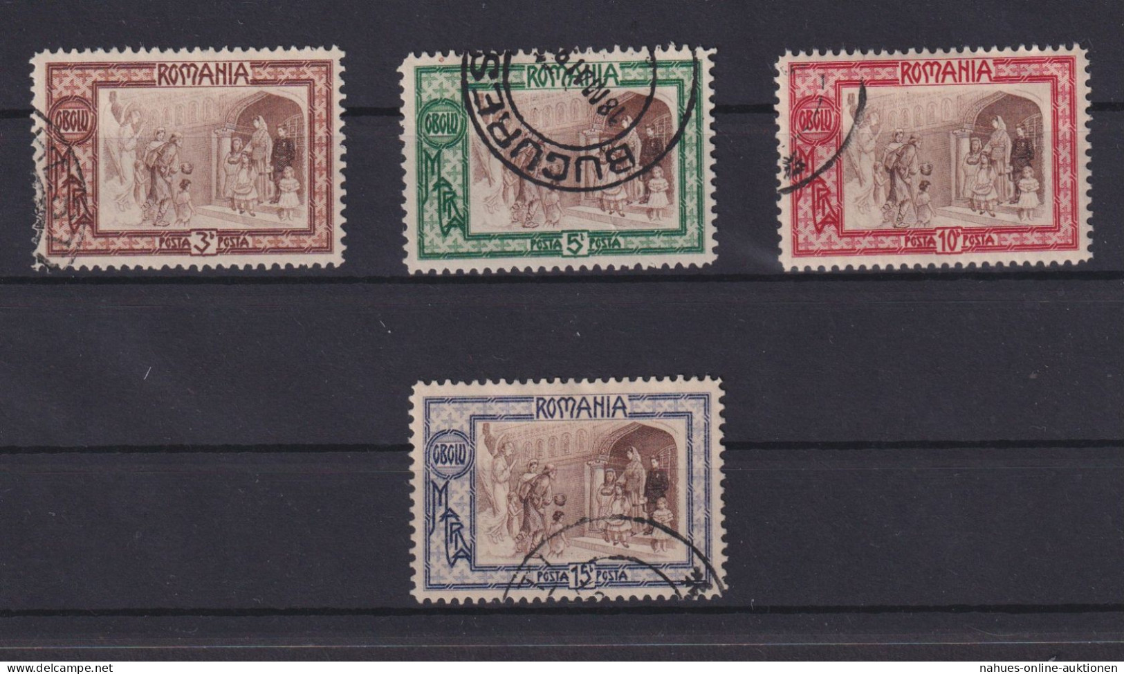 Briefmarken Rumänien 208-211 Amenpflege Sauber Gestempelt Kat. 8,00 - Storia Postale
