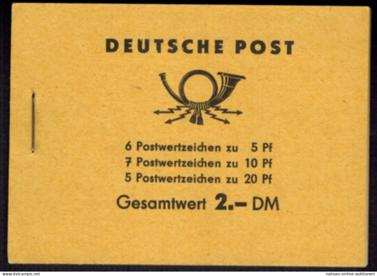 DDR Markenheftchen 3b2 Fünfjahresplan 1961 Tadellos Postfrisch - Booklets