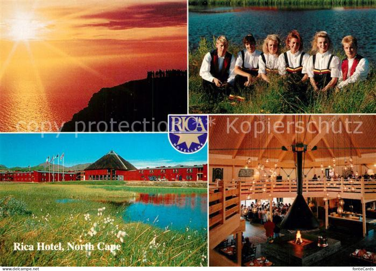 73244351 North Cape Rica Hotel Restaurant Sonnenuntergang  - Norvège
