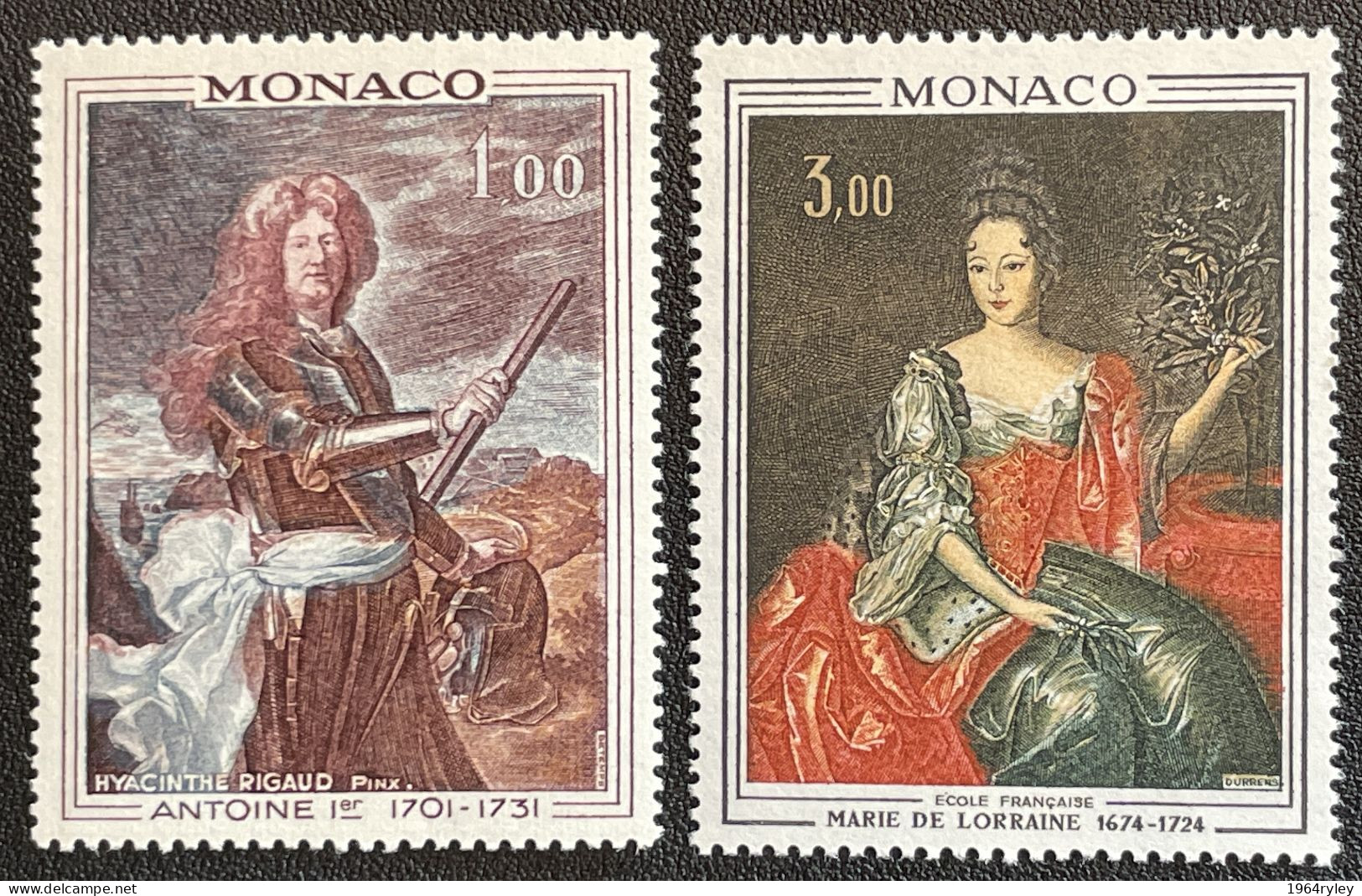 MONACO - MNH** - 1972 - # 874/875 - Unused Stamps