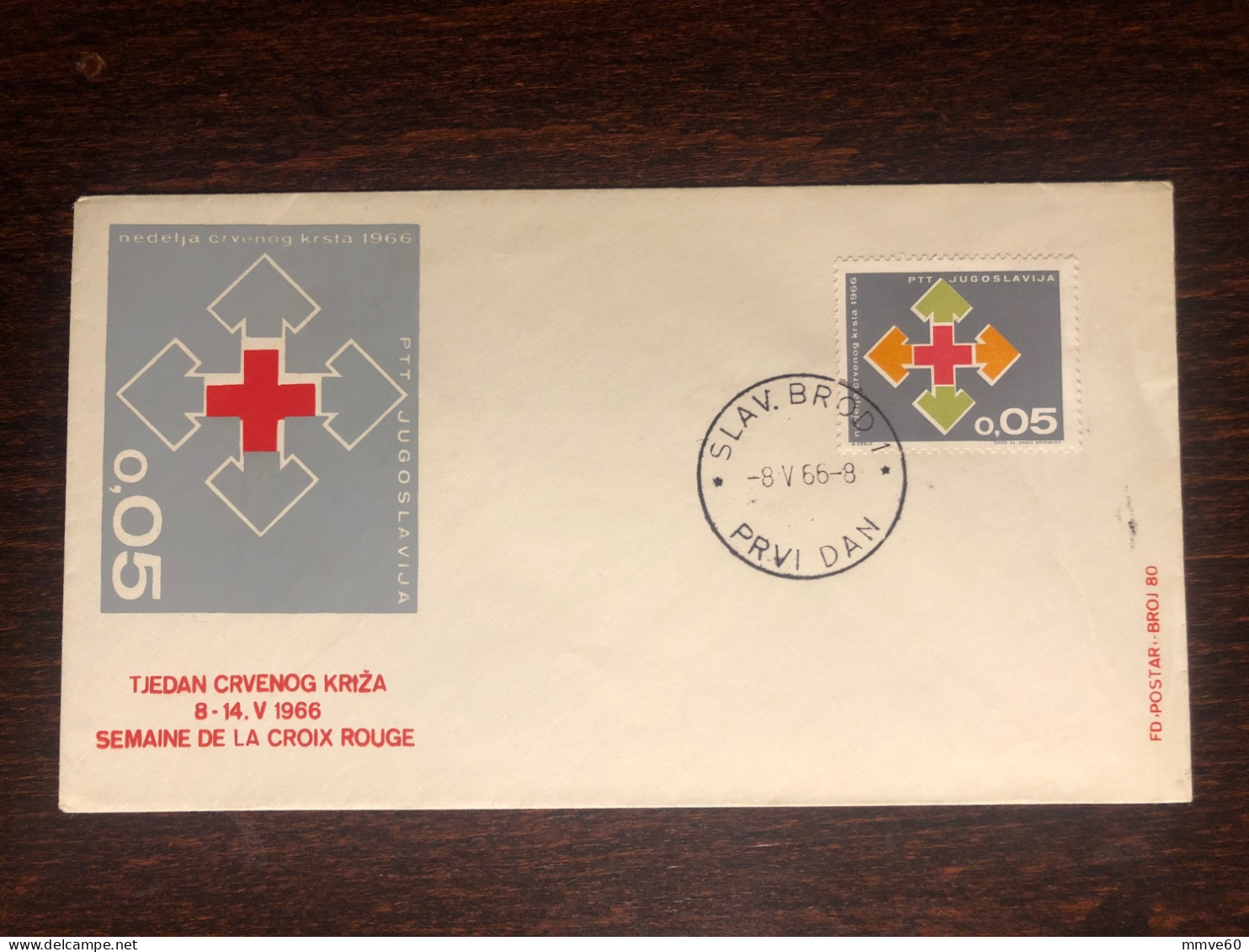 YUGOSLAVIA FDC COVER 1966 YEAR RED CROSS HEALTH MEDICINE STAMPS - FDC