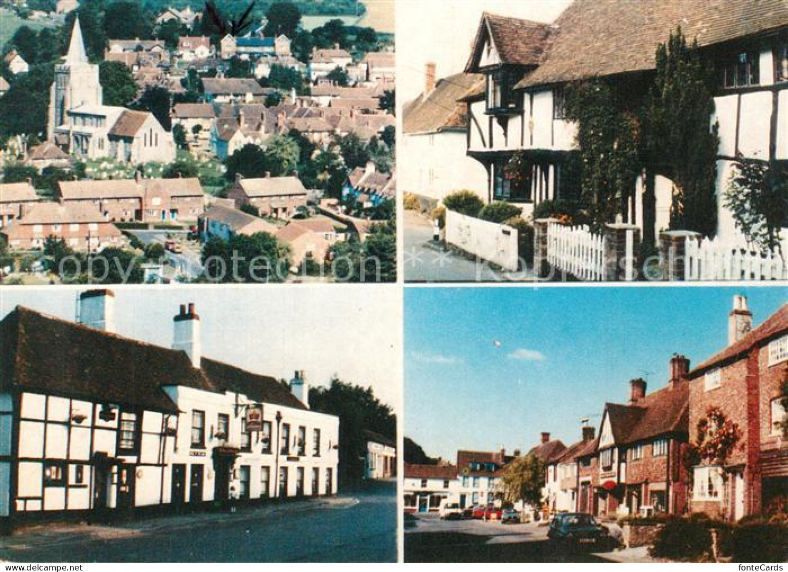 73242297 Elham Kent General View Elham Manor Rose And Crown Inn High Street Post - Other & Unclassified