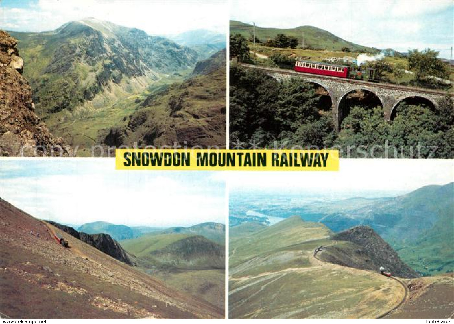 73242246 Gwynedd Wales Snowdon Mountain Railway Gwynedd Wales - Other & Unclassified