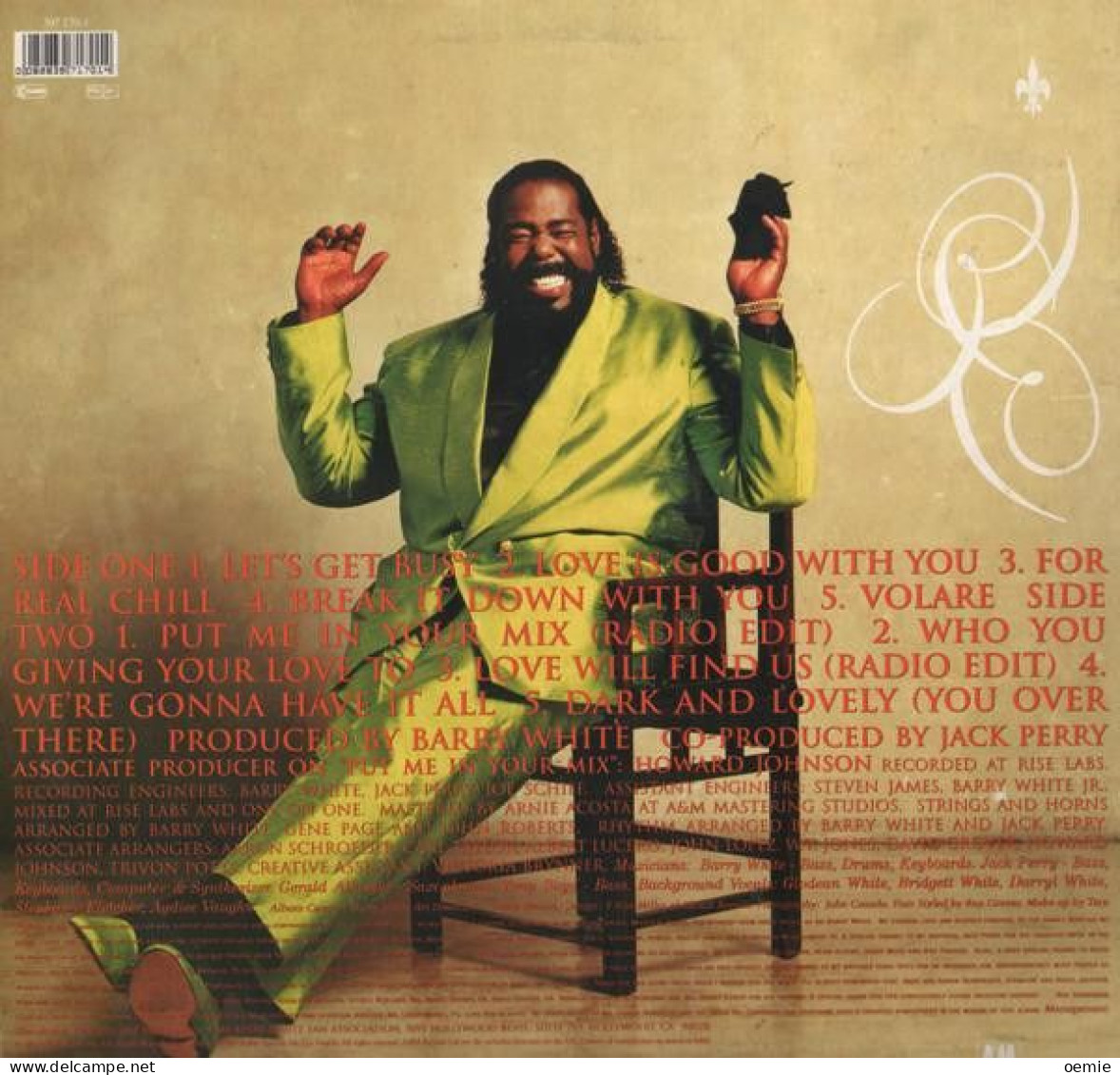 BARRY WHITE   PUT ME IN YOUR MIX - Soul - R&B