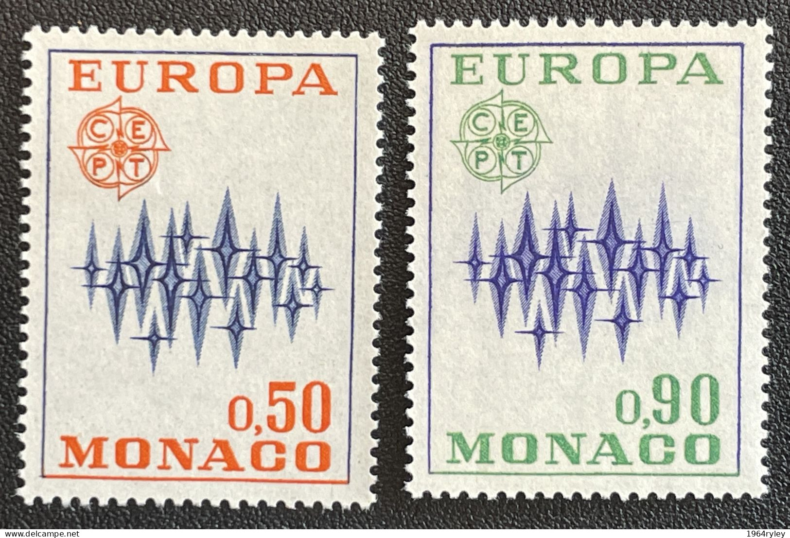 MONACO - MNH** - 1972 - # 883/884 - Unused Stamps