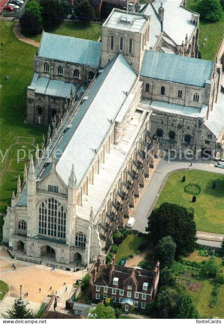 73236898 Hampshire South East England Fliegeraufnahme Winchester Cathedral Hamps - Autres & Non Classés