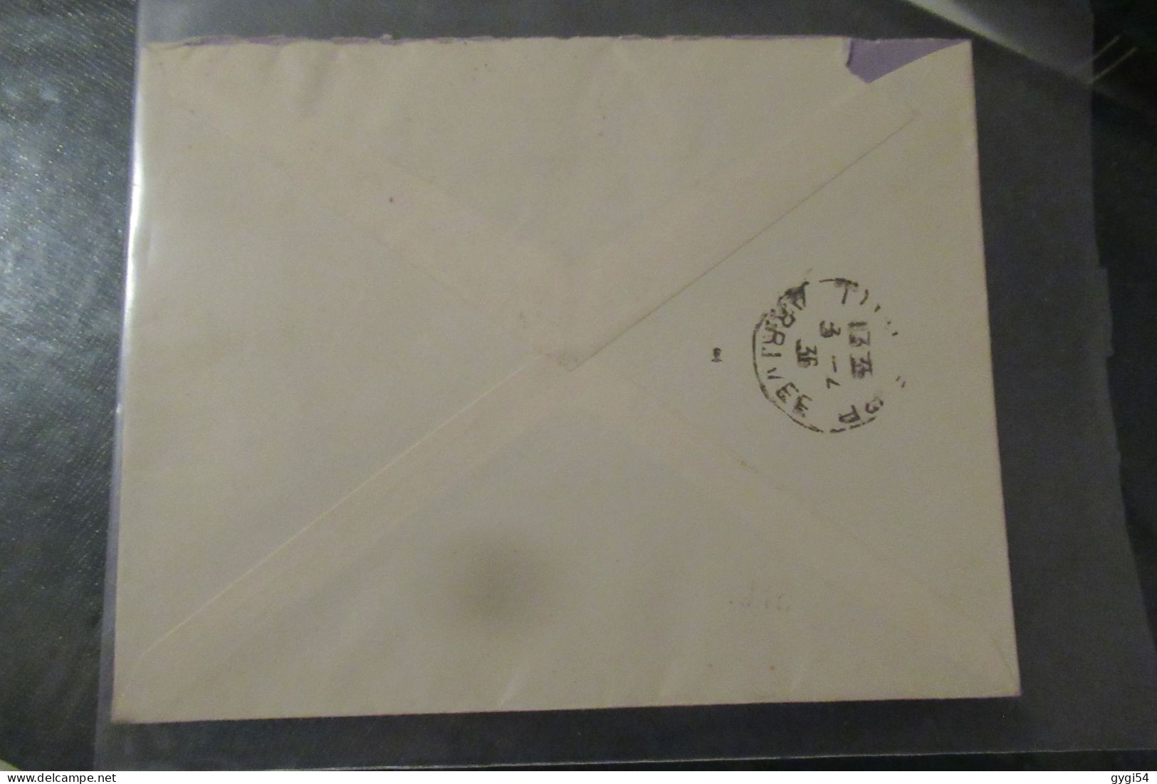 Algérie - 1er Vol Postal ALGER TUNIS 3 Février 1936 - Airmail
