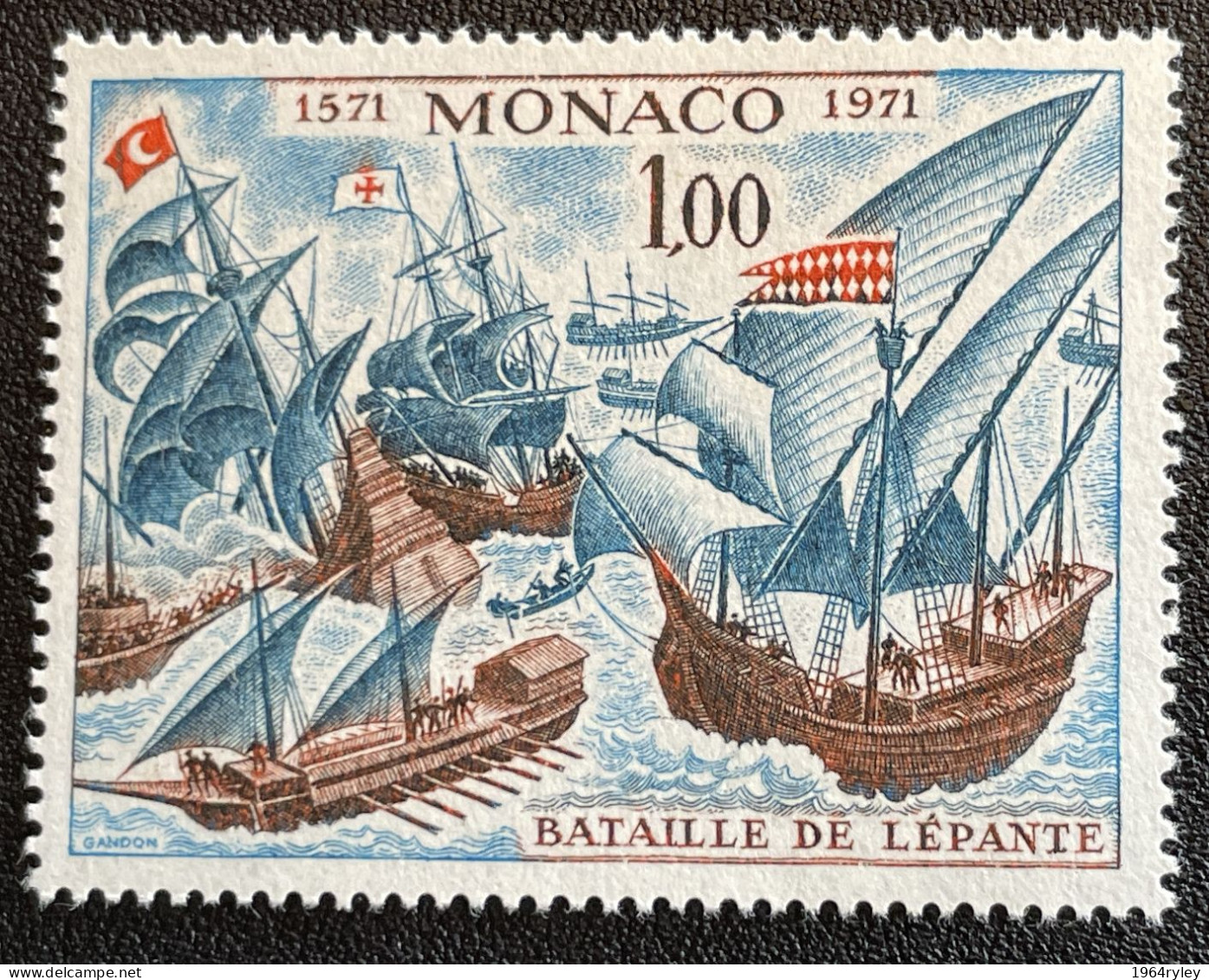 MONACO - MNH** - 1972 - # 870 - Unused Stamps