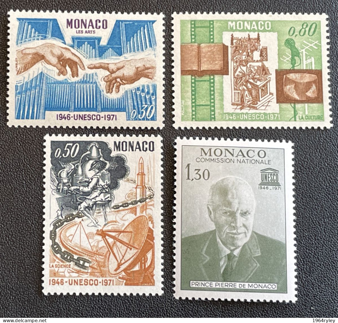 MONACO - MNH** - 1971 - # 855/858 - Unused Stamps