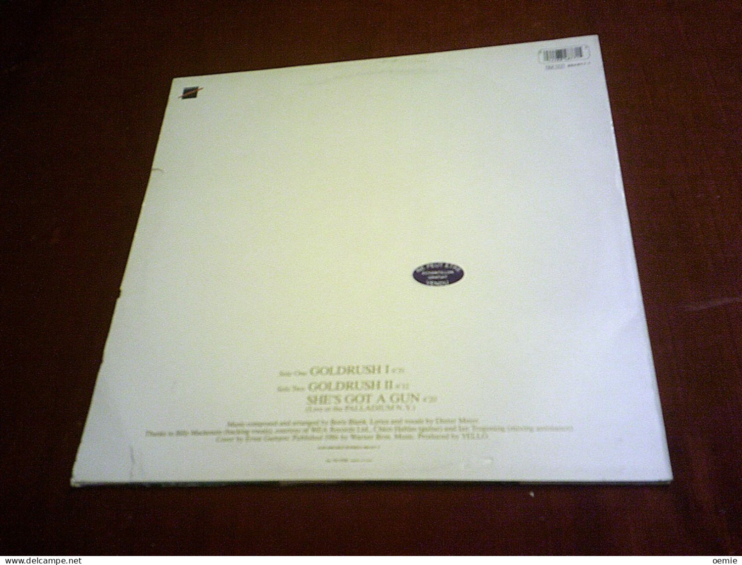 YELLO  GOLDRUSH - 45 Toeren - Maxi-Single
