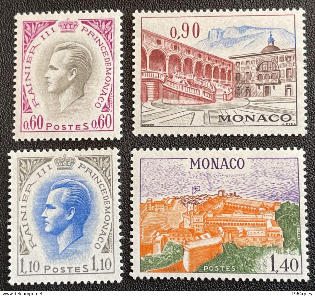 MONACO - MNH** - 1971 - # 847/850 - Unused Stamps