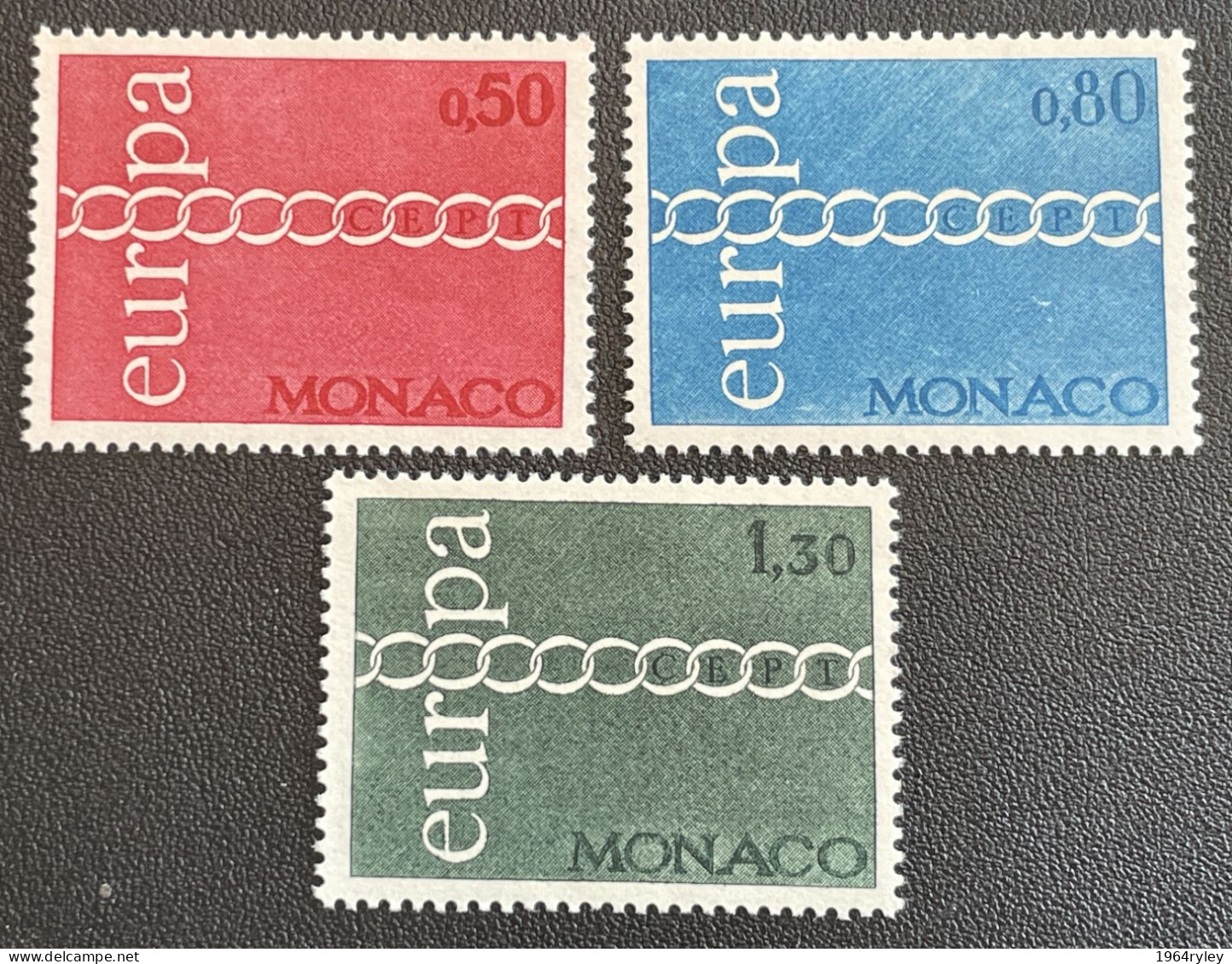 MONACO - MNH** - 1971 - # 863/865 - Unused Stamps