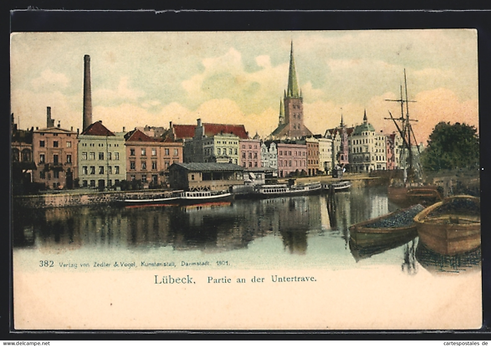 AK Lübeck, Partie An Der Untertrave  - Lübeck