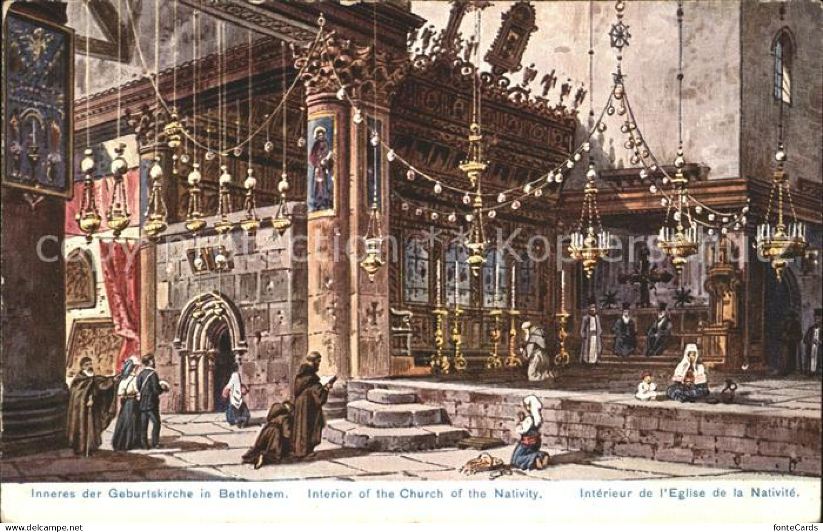 11659967 Bethlehem Yerushalayim Inneres Der Geburtskirche Eglise De La Nativite  - Israel