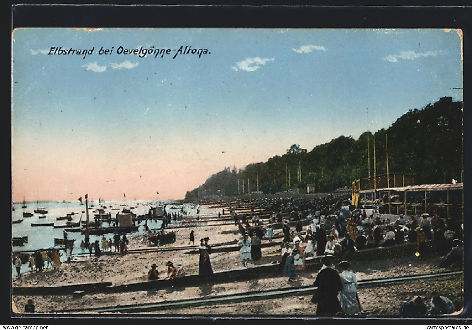 AK Hamburg-Oevelgönne-Altona, Ansicht Am Elbstrand  - Altona