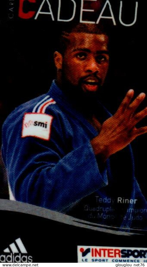 CARTE CADEAU...INTERSPORT... TEDDY RINER - Gift And Loyalty Cards