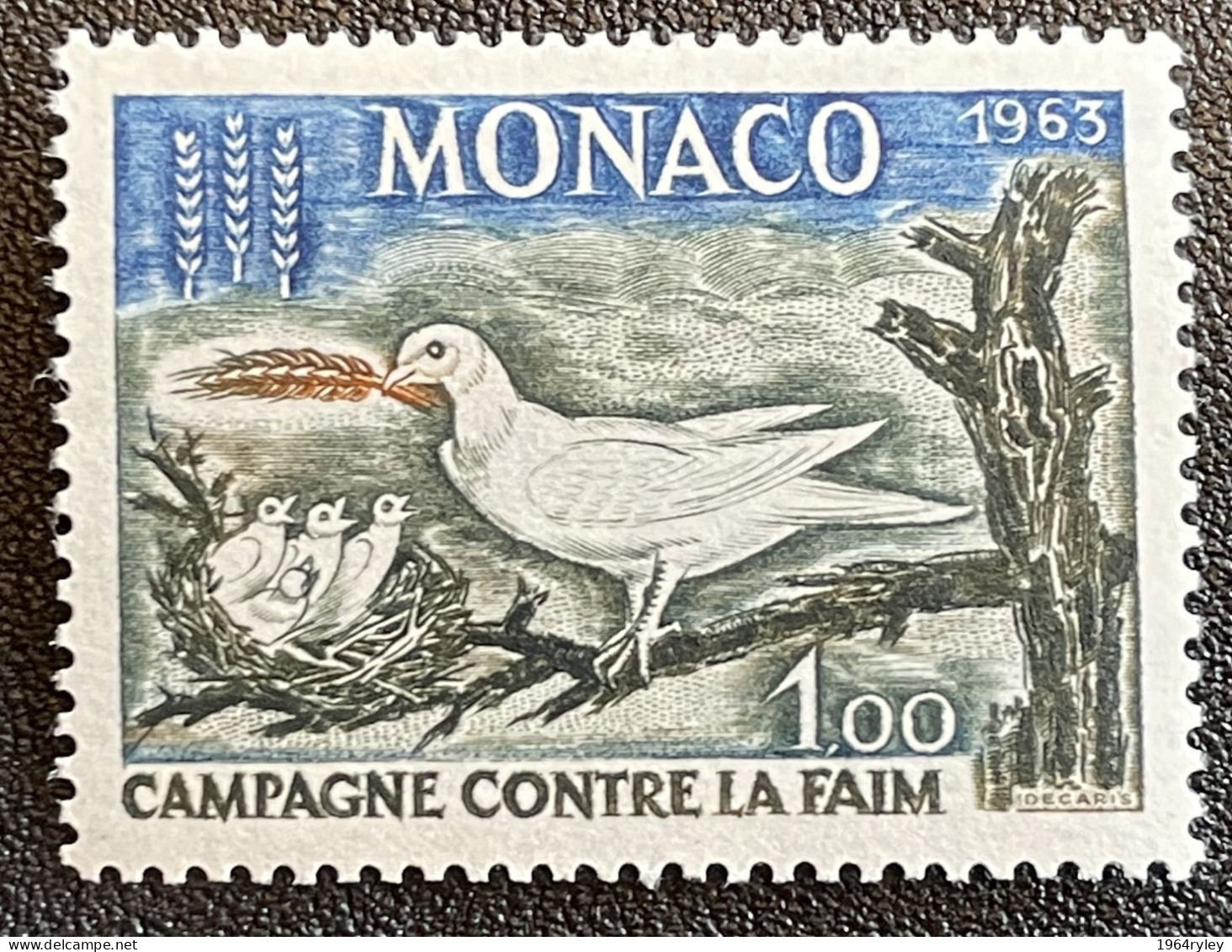 MONACO - MNH** - 1963 - # 733 - Nuevos