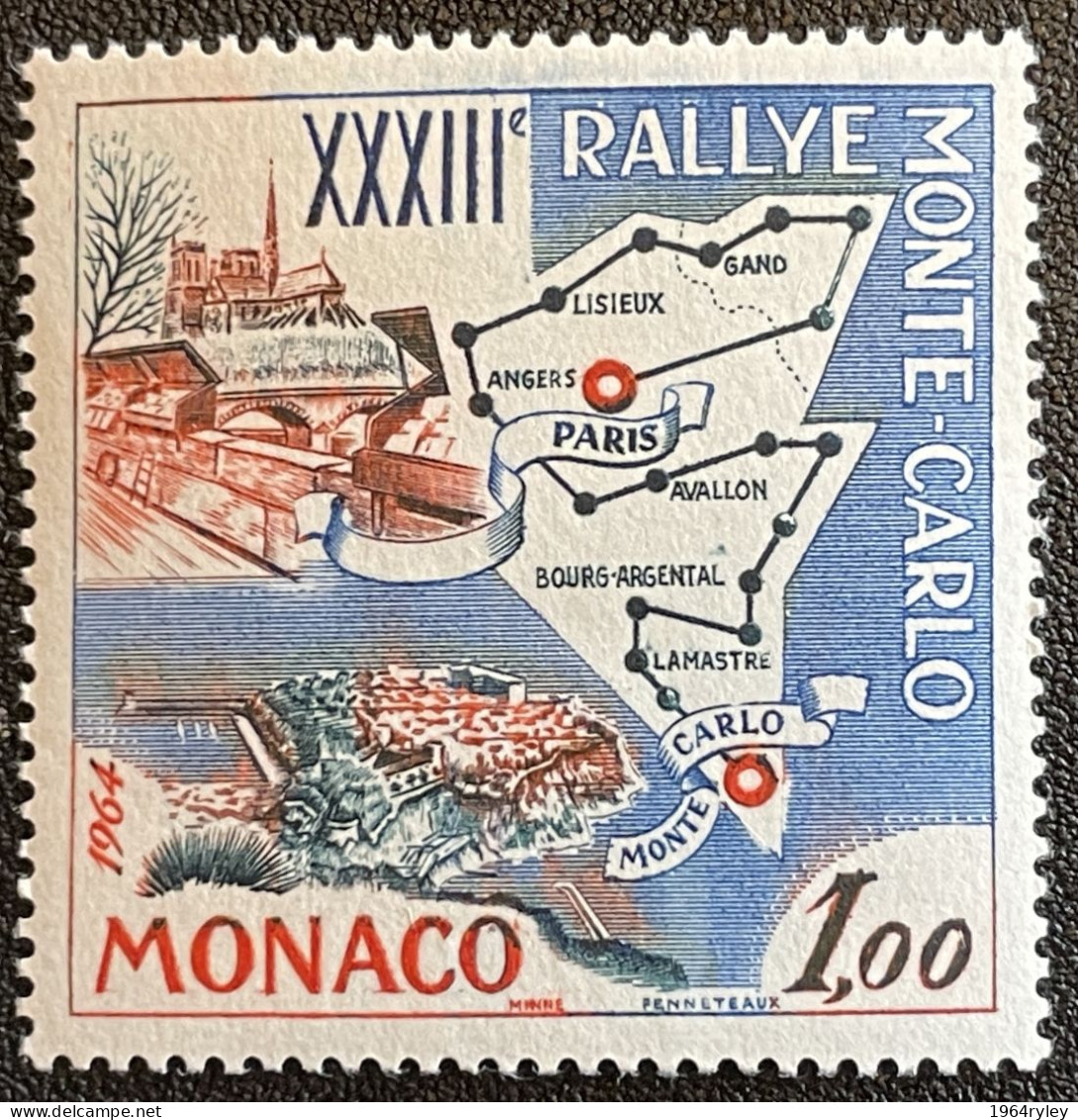 MONACO - MNH** - 1963 - # 616 - Unused Stamps