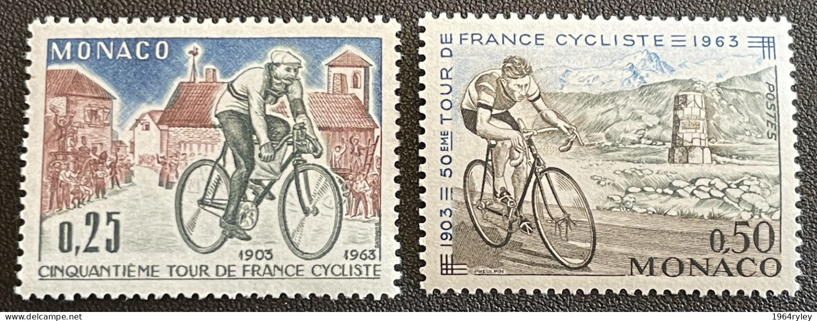 MONACO - MNH** - 1963 - # 633/634 - Unused Stamps