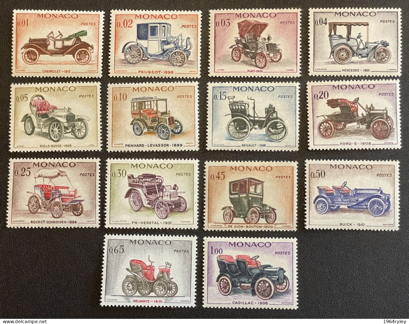 MONACO - MNH** - 1961 - # 557/570 - Unused Stamps