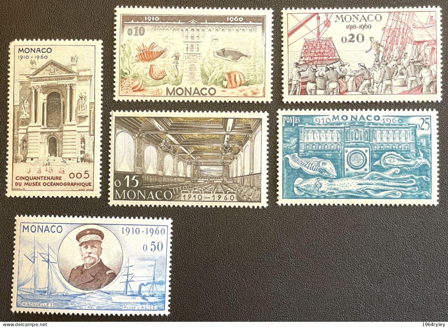 MONACO - MNH** - 1960 - # 526/531 - Unused Stamps